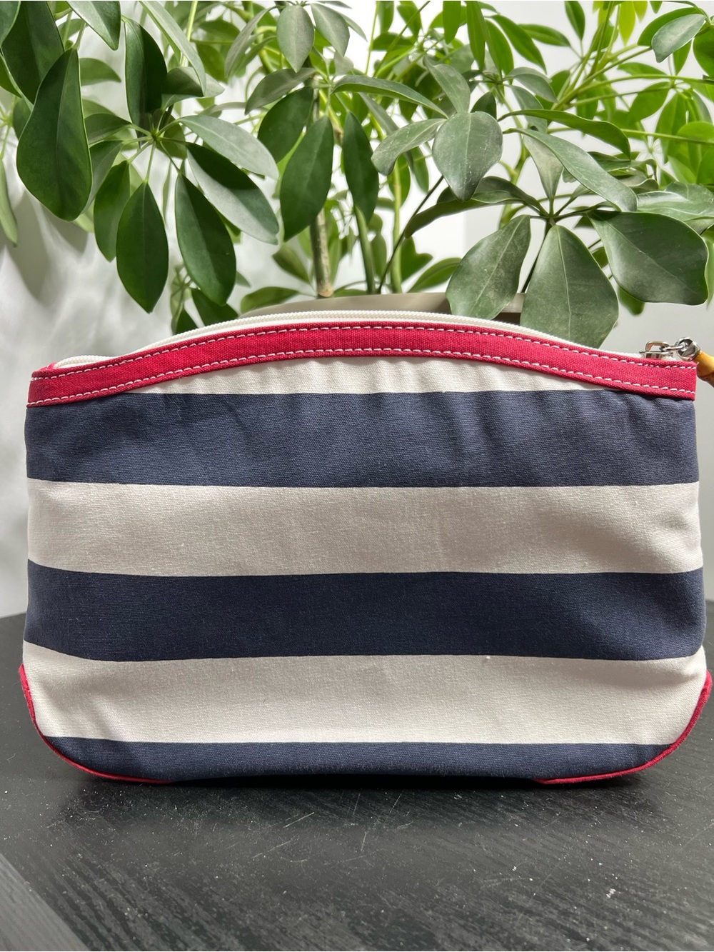 NWOT Donna Dixon Nautical Cosmetics Bag - Picture 2 of 10